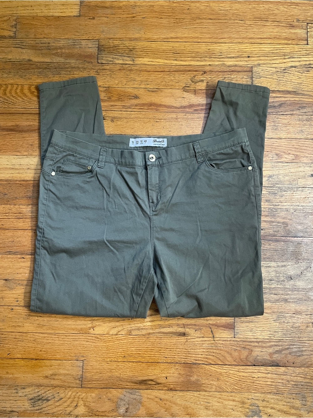 Olive Green Women’s Jeans - Dana Buchman